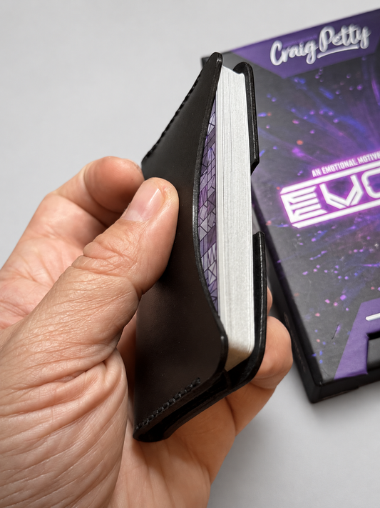 Deck Sleeve for 26 Poker Sized Cards. - Great for AB See, Evoke etc.