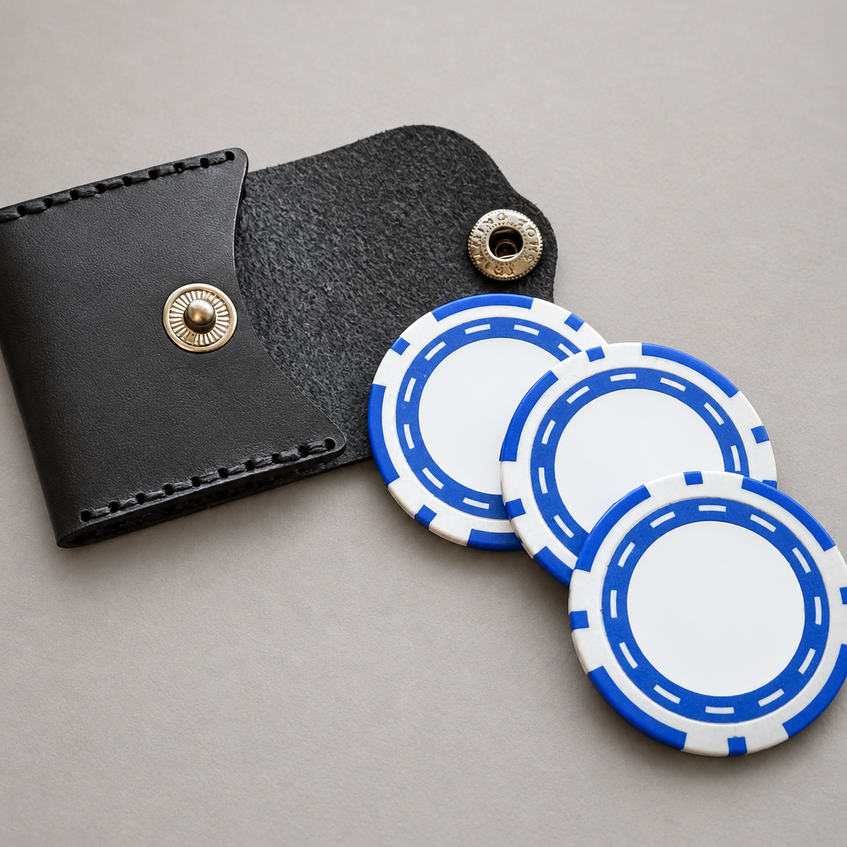 Case for 3 Casino Chips